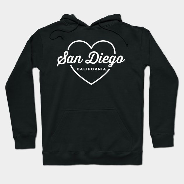 San Diego California Love Hoodie by DetourShirts